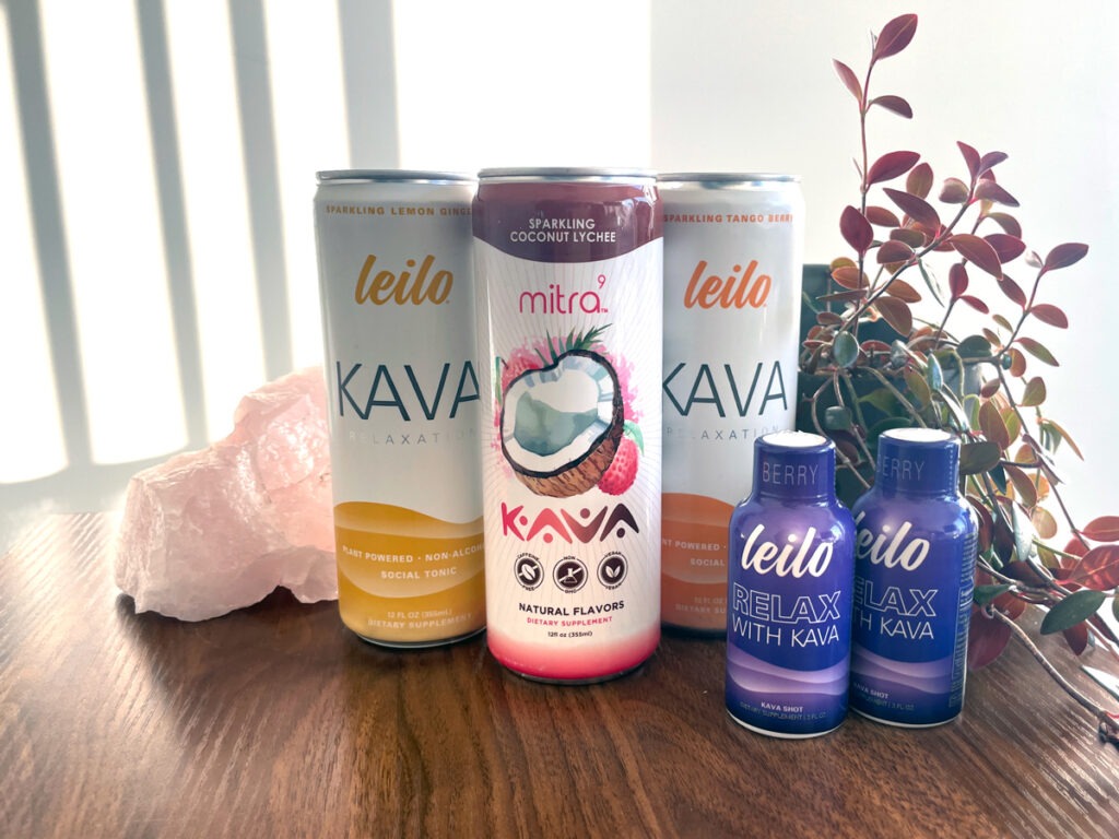 Kava beverages like Leilo and Mitra9 come highly recommended from our Team Members