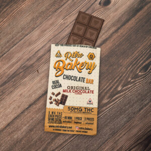 Retro Bakery Milk Chocolate Bar 5mg THC per square