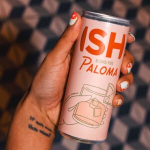 27845 ISH non alcoholic canned paloma cocktail