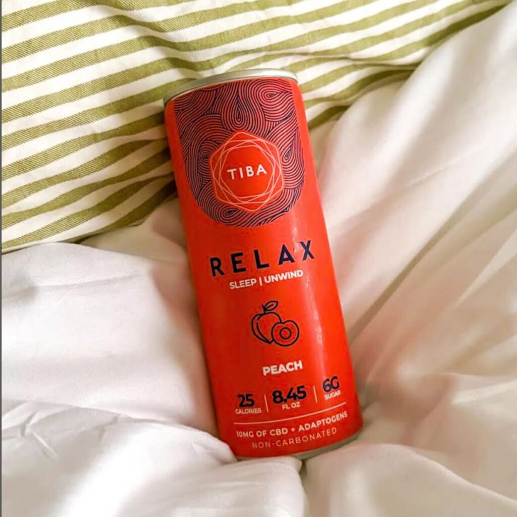 Relax Peach Wellness Water + CBD