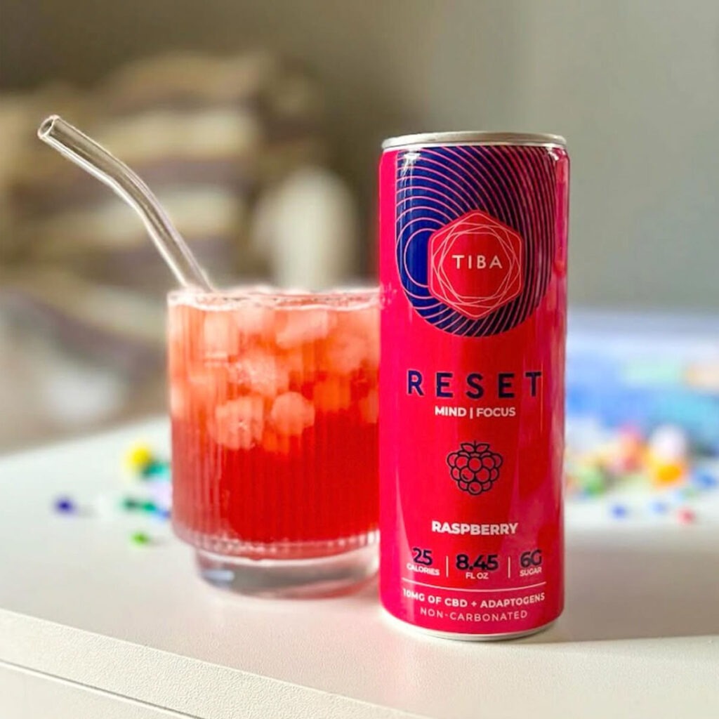 Reset Raspberry Wellness Water + CBD