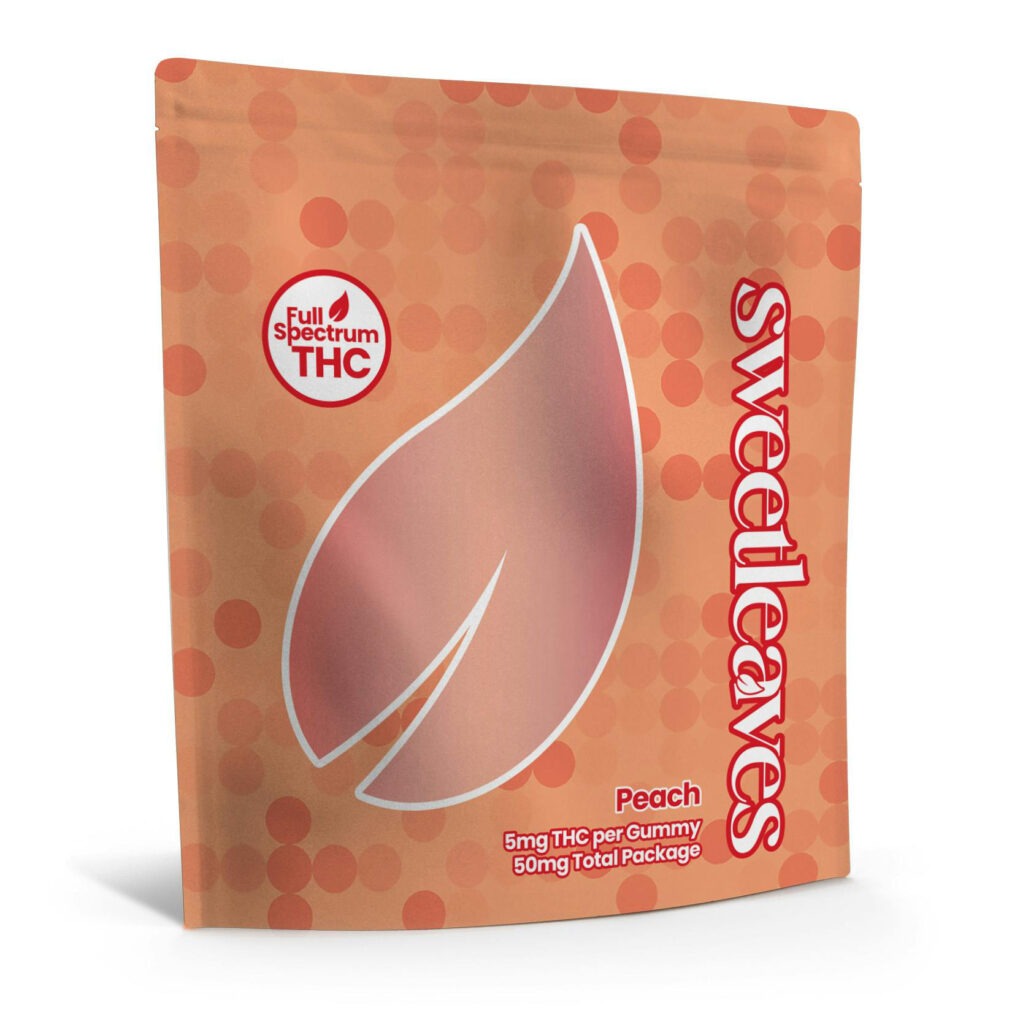 Peach THC Gummies