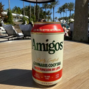 Watermelon Mojito Cannabis Cocktail